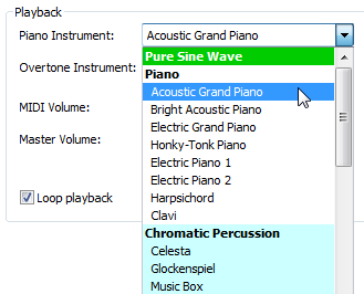MIDI Instruments en