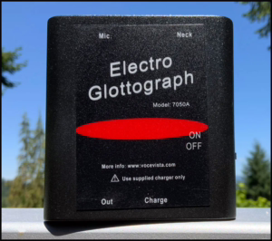 The VoceVista electroglottograph (EGG) device